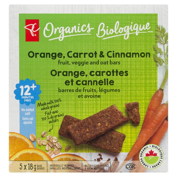 President's Choice Organics Orange Crt Fbars