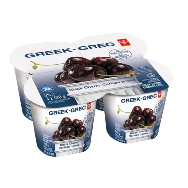 President's Choice 0% Greek Yogurt Cherry