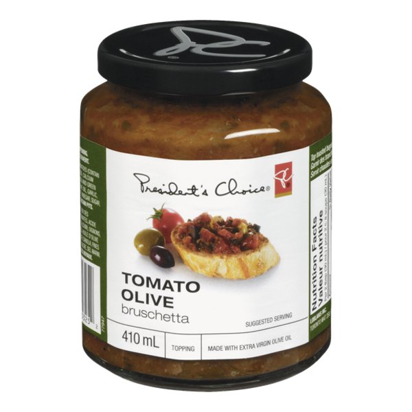 President Choices Tomato Olive Bruschetta Topping