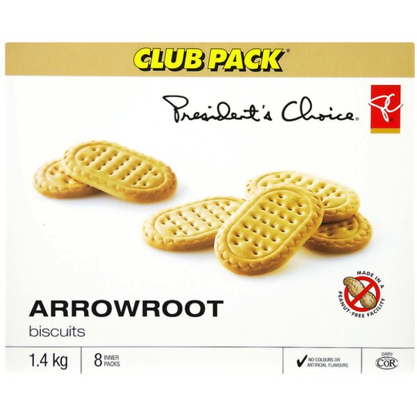 Presidents Choice Arrowroot Cookies