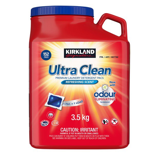 Kirkland Signature Ultra Clean Laundry Detergent Pacs