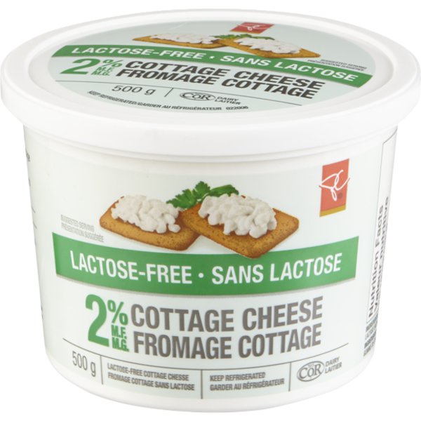 Presidents Choice Lactose Free Cottage Cheese