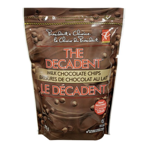 President's Choice The Decadent Milk Chocolate Chips
