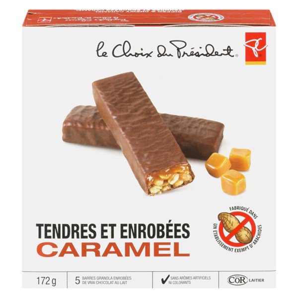 President's Choice Dipped Caramel Granola Bar
