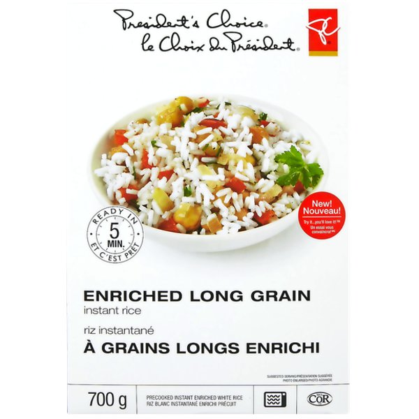 President Choice Instant Rice