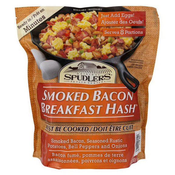 Spudlers Frozen Smoked Bacon Breakfast Hash Coastal Connection