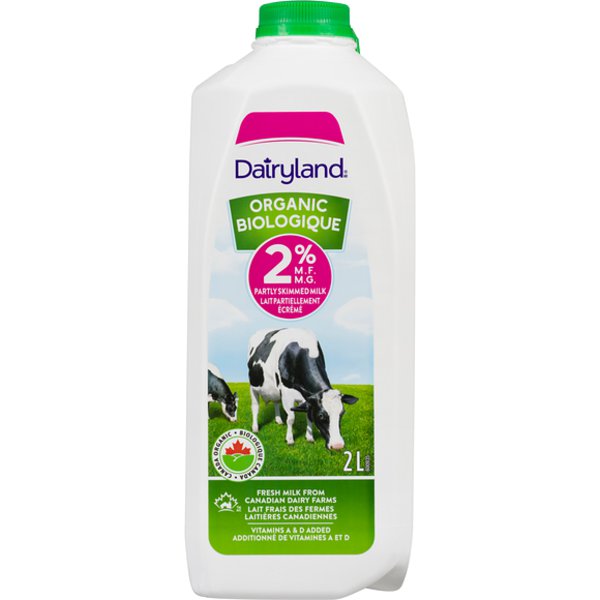 Dairyland 2% Organic Milk Jug