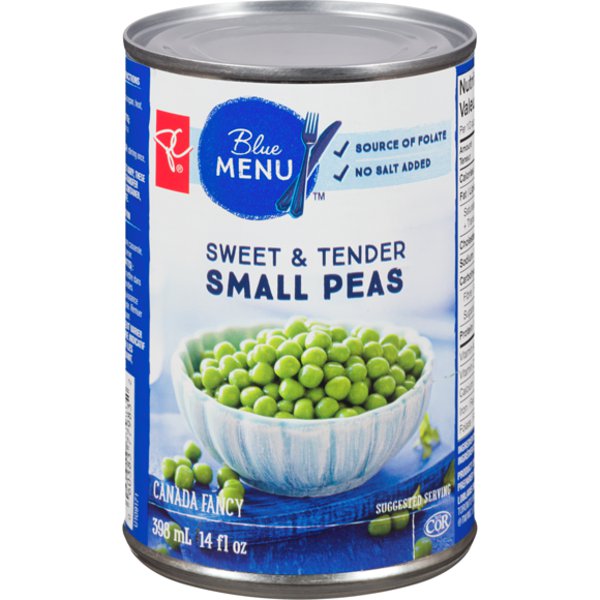 President's Choice Blue Menu Small Peas