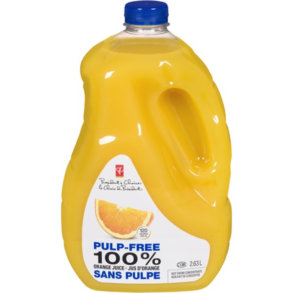 President's Choice Regular No Pulp Orange Juice