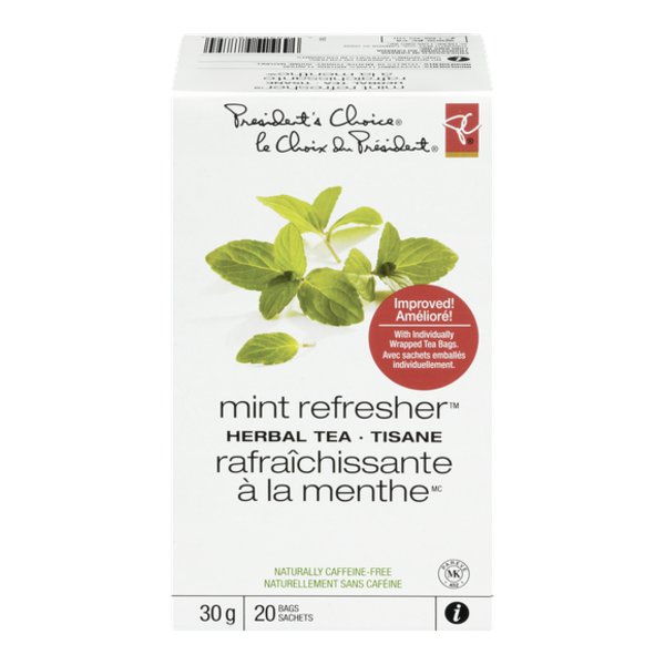 President's Choice Mint Refresher Herbal Tea