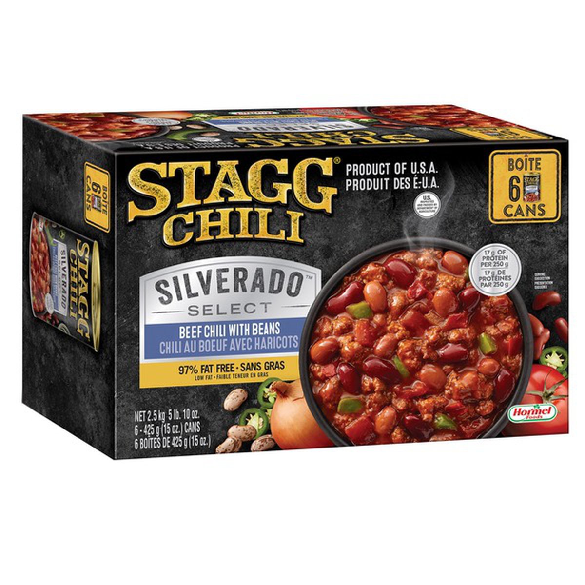 STAGG CHILI Select Silverado Canned Beef