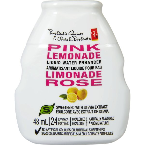 Presidents Choice Pink Lemonade Liquid Water Enhancer