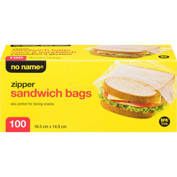No Name Sandwich Bag
