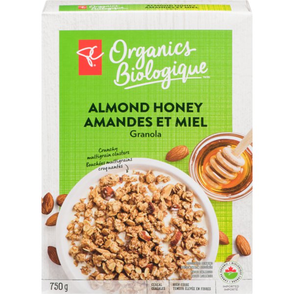 Presidents Choice Honey Almond Granola Cereal