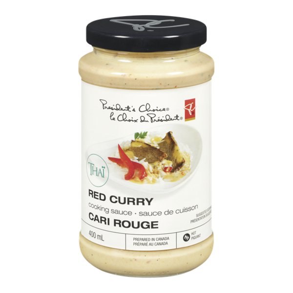 Presidents Choice Thai Red Curry Cooking Sauce