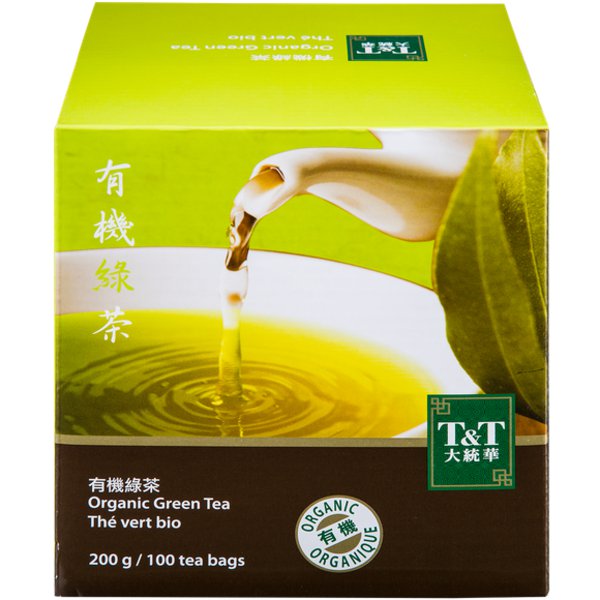 T&T Organic Green Tea Bags
