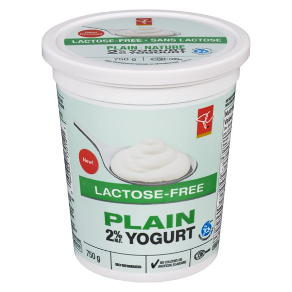 President's Choice 2% Lactose Free Plain Yogurt