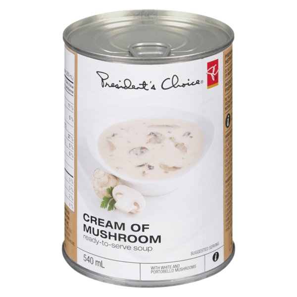 President's Choice Cream Of Mushroom Ready To Serve Soup