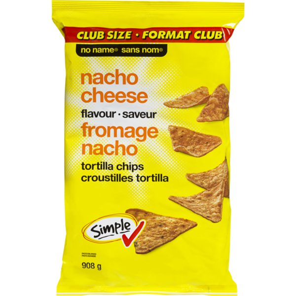 No Name Club Pack Nacho Cheese Tortilla Chips