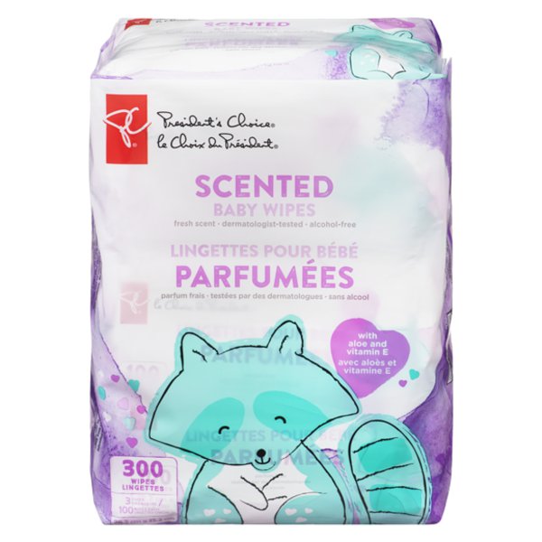 President's Choice 3 x Scented Wipes