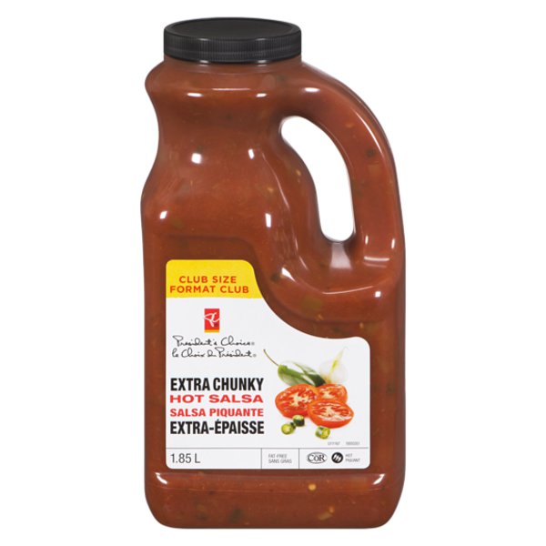 President's Choice Regular Extra Chunky Hot Salsa CP