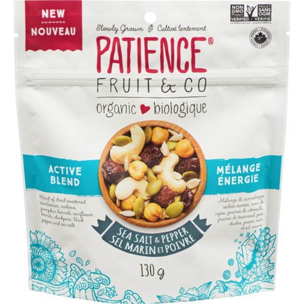 Patience Fruit & Co. Organic Active Blend Sea Salt & Pepper Pouch