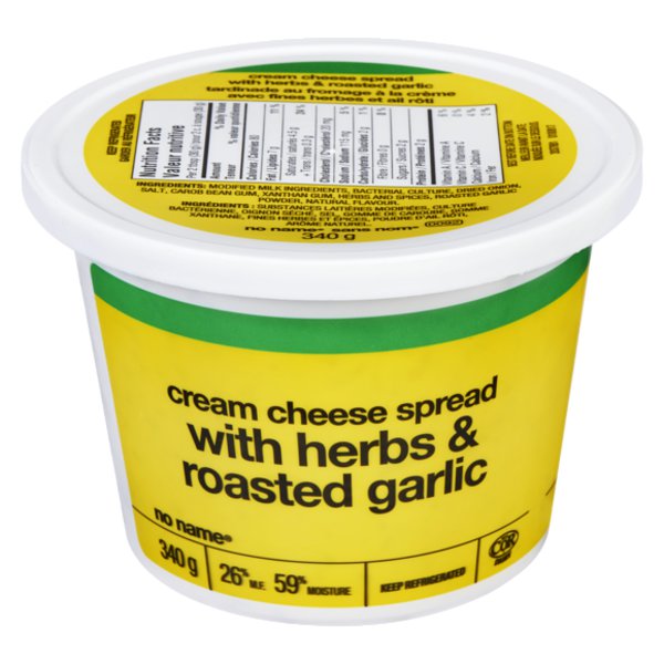 No Name Herb & Garlic Cream Cheese