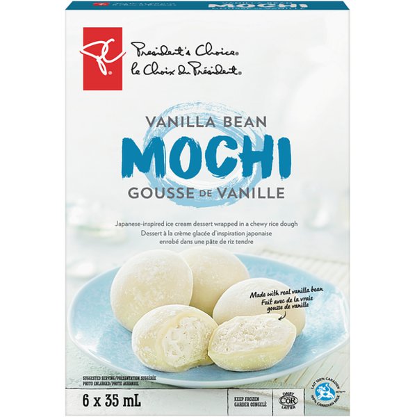 Presidents Choice Vanilla Mochi Ice Cream
