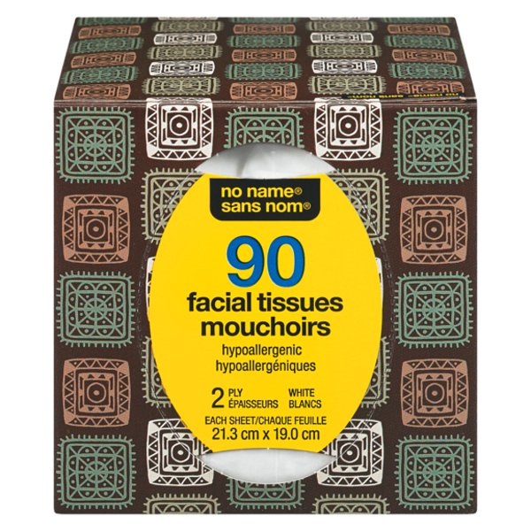 No Name 2 Ply Facial Tissue Cube