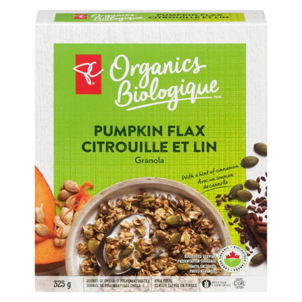 Presidents Choice Organic Pumpkin Flax Granola