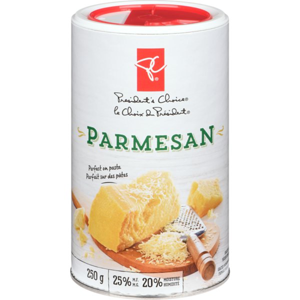 President Choice Regular 100% Parmesan Grated Cheese