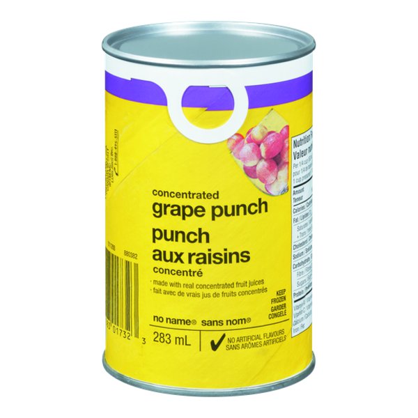 No Name Frozen Concentrated Grape Punch