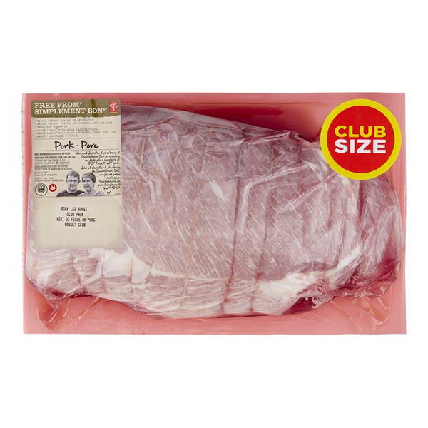 Presidents Choice Free From Pork Leg Roast Club Pack