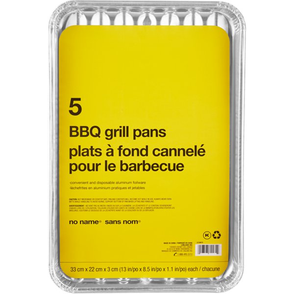 No Name Barbecue Grill Pans