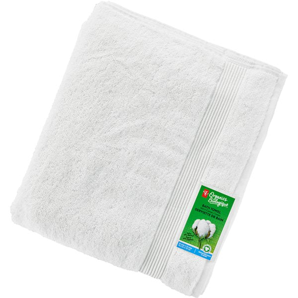 PC Organics Icy Grey Cotton Face Towel