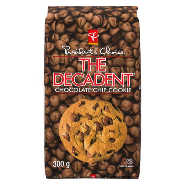 Presidents Choice Decadent Chocolate Chip Cookies