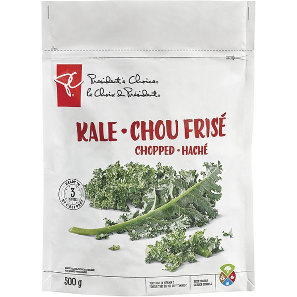 Presidents Choice Chopped Kale