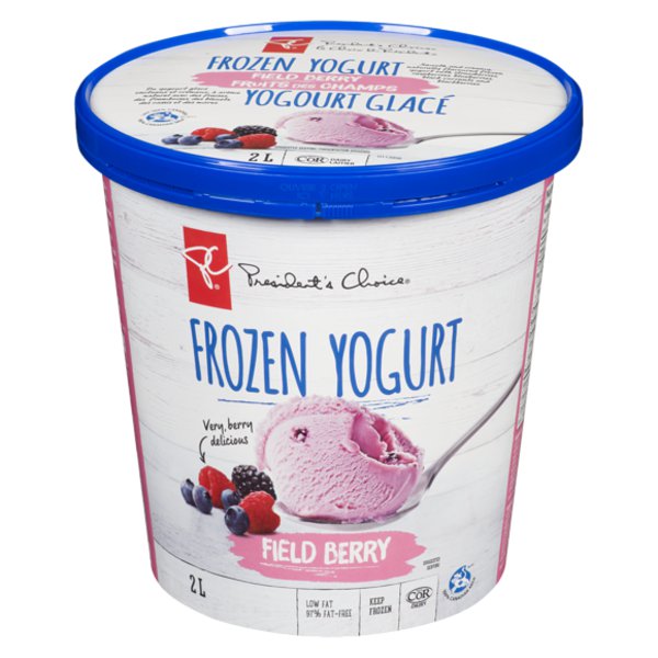 Presidents Choice Fieldberry Frozen Yogurt
