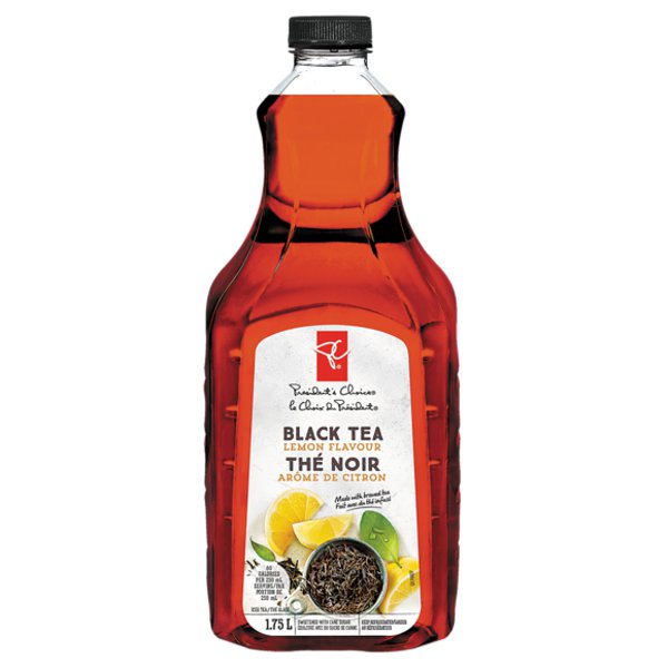 Presidents Choice Lemon Flavor Black Tea Iced Tea