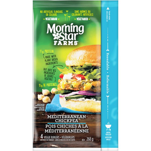 Morning Star Farms Mediterranean Chickpea Veggie Burger