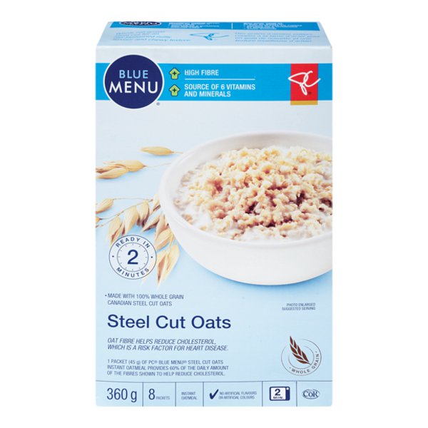 President's Choice Blue Menu Blue Menu Quick Steel Oat