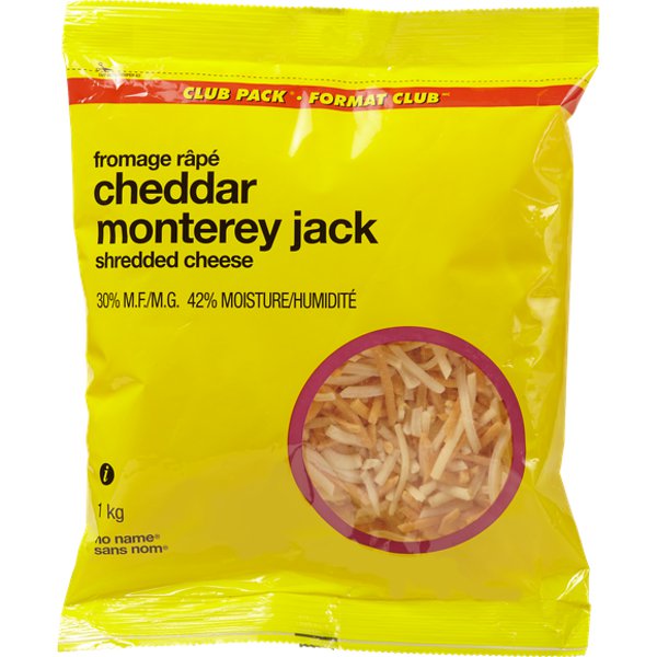 No Name Shredded Cheddar & Monterey Jack Cheese