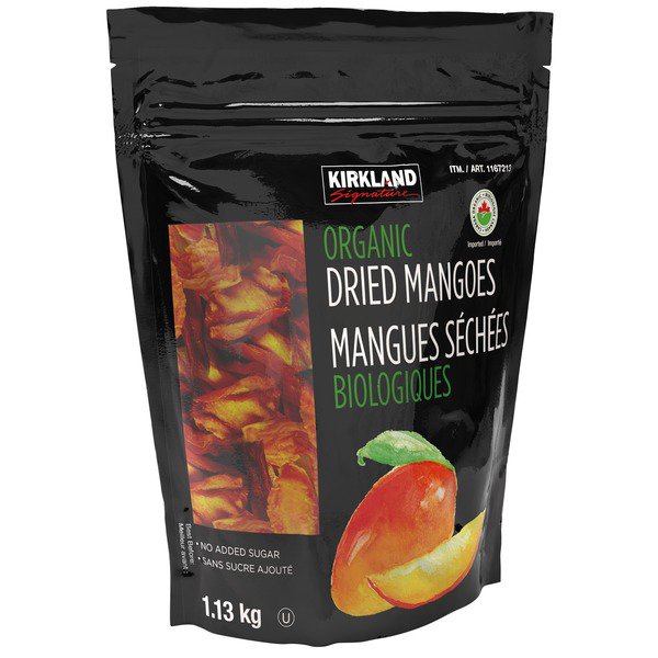 Kirkland Signature Organic Dried Mangoes Coastal Connection