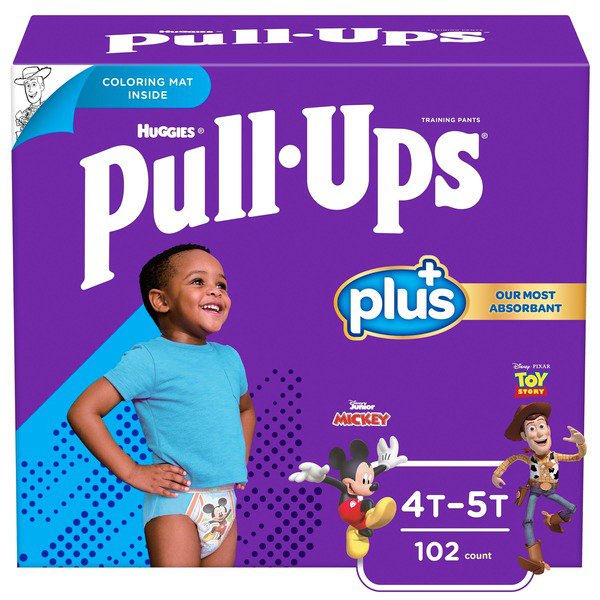 Pull-Ups Boys Size 4T to 5T Plus Training Pants