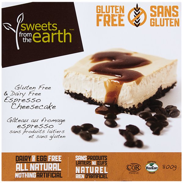 Sweets From The Earth Gluten Free Fair Trade Df Espresso Cheesecake