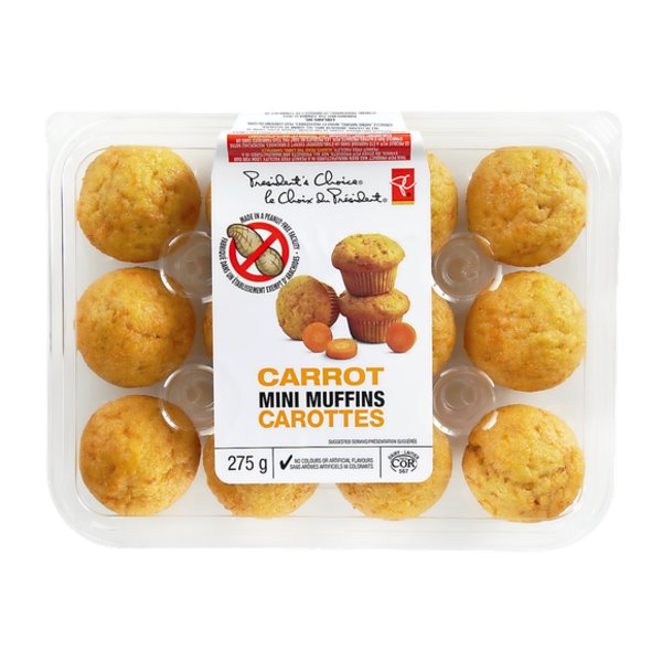 Presidents Choice Mini Carrot Muffins