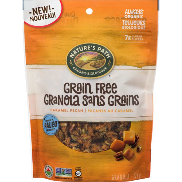 Natures Path Organic Caramel Pecan Grain Free Granola