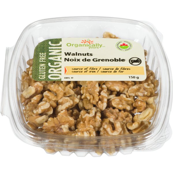 Organically Yours Gluten Free Organic Walnuts