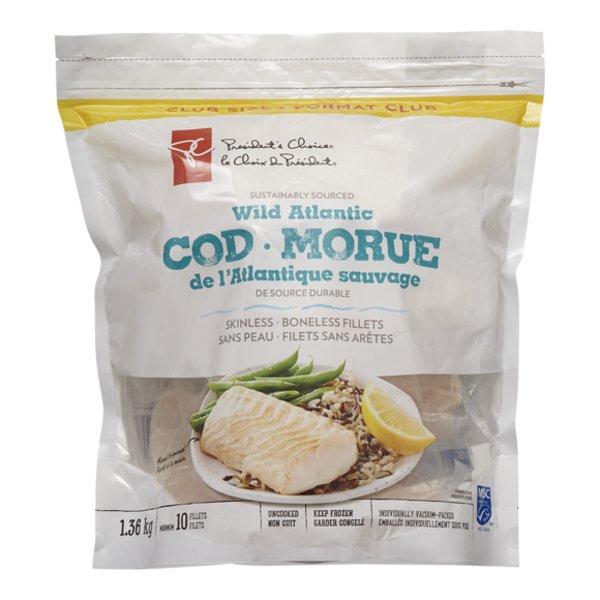 President's Choice Cp Atlantic Cod Fillets – Coastal Connection