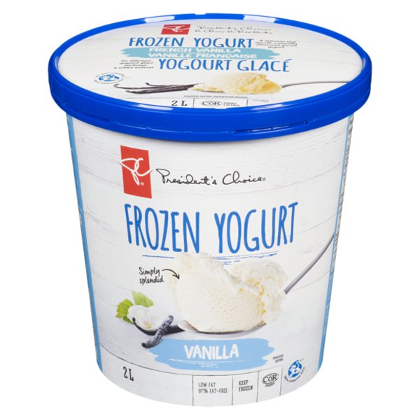 Presidents Choice Vanilla Frozen Yogurt